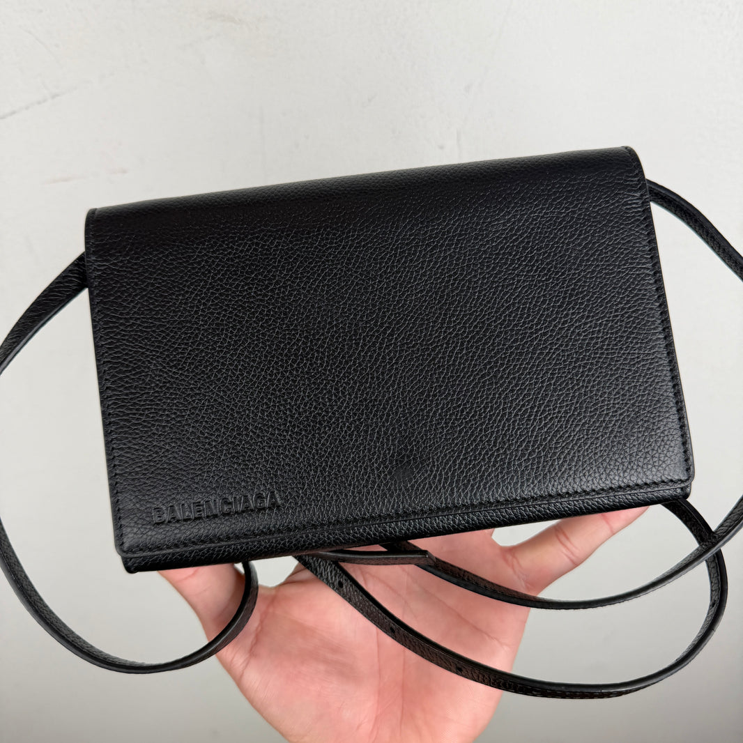 Balenciaga Leather Pouchette