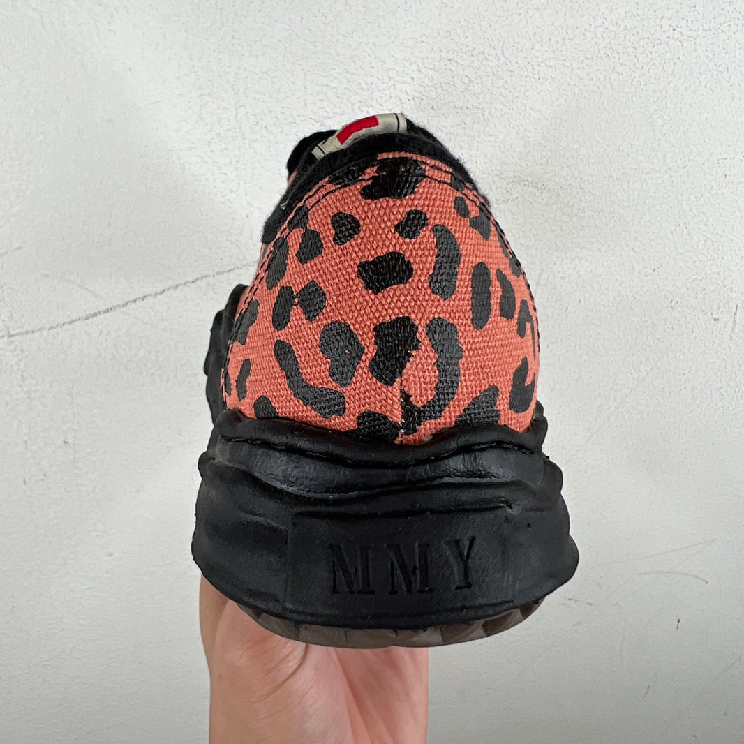 MMY Baker Orange Cheetah Print Sneakers