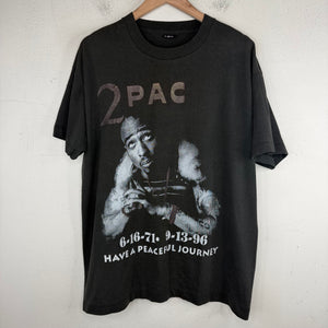 Vintage 2Pac Peaceful Journey Memorial T-Shirt