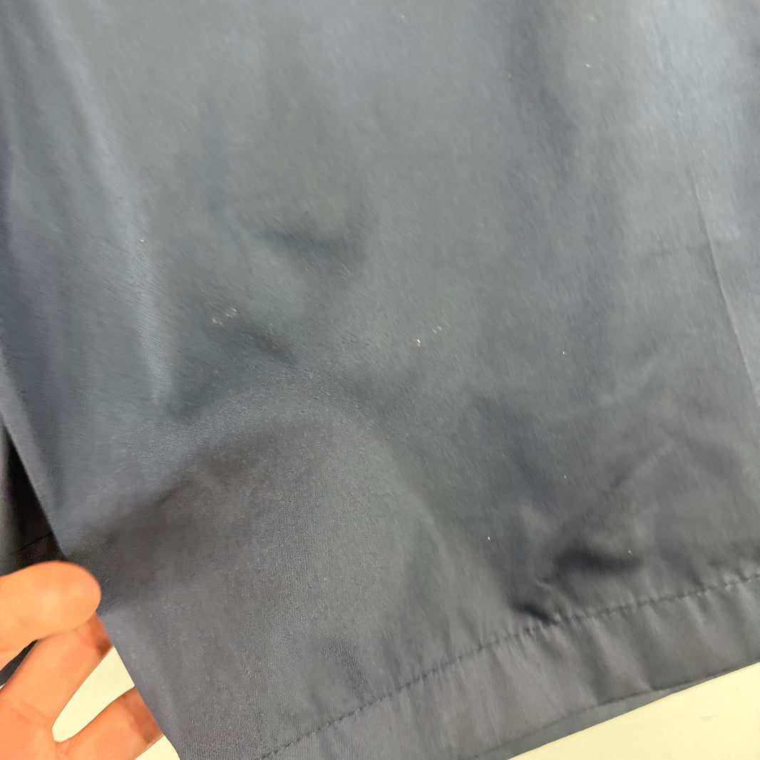 Prada Navy Nylon Badge Shorts