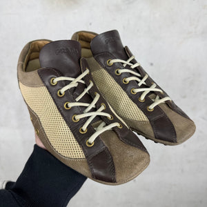 Prada Suede Mesh Car Shoes