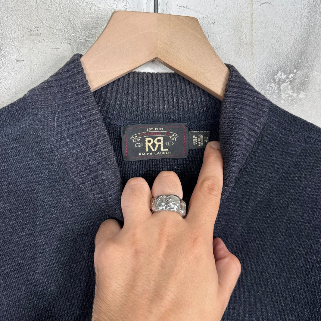 RRL Knitted Cardigan Sweater