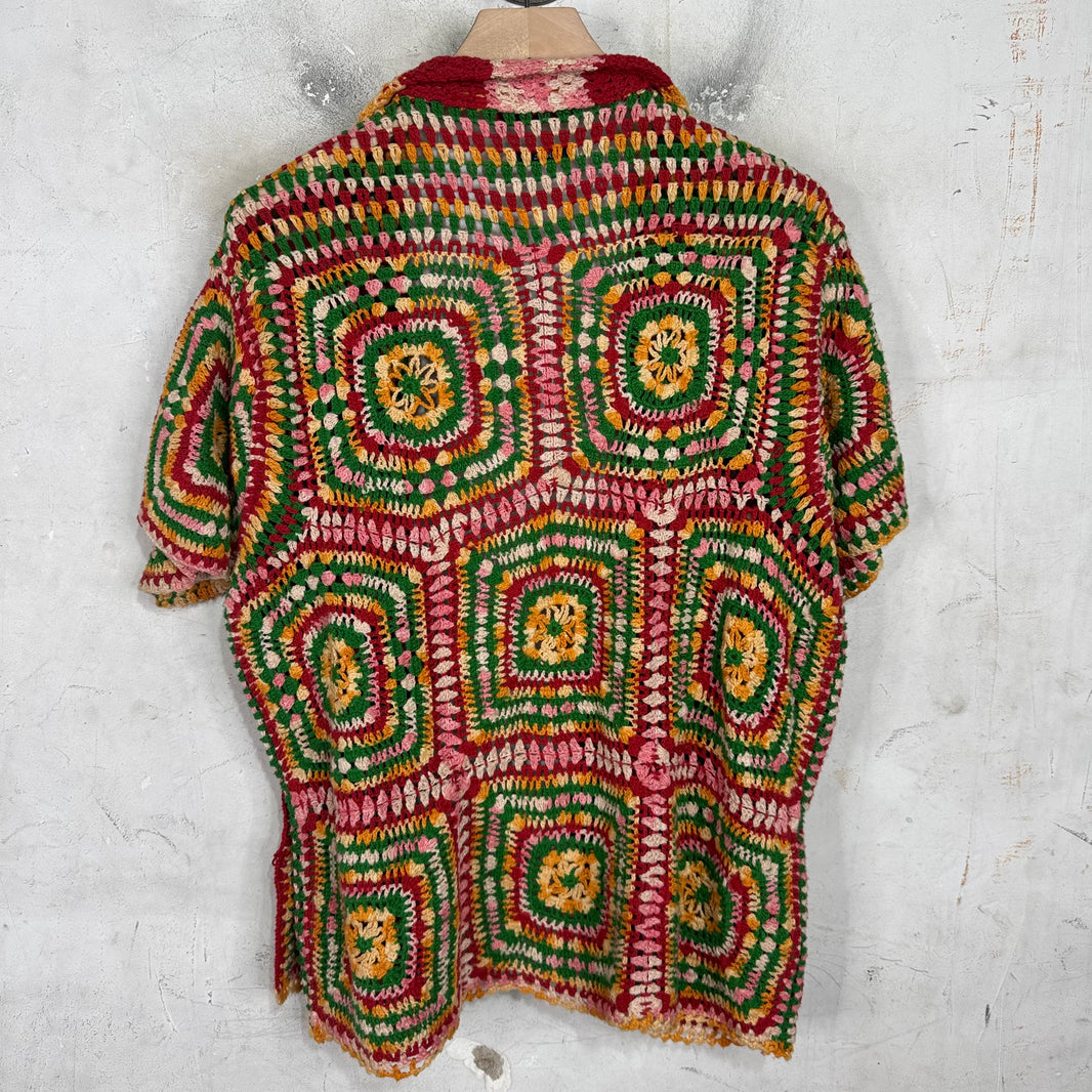 Bode Multicolor Crochet Shirt