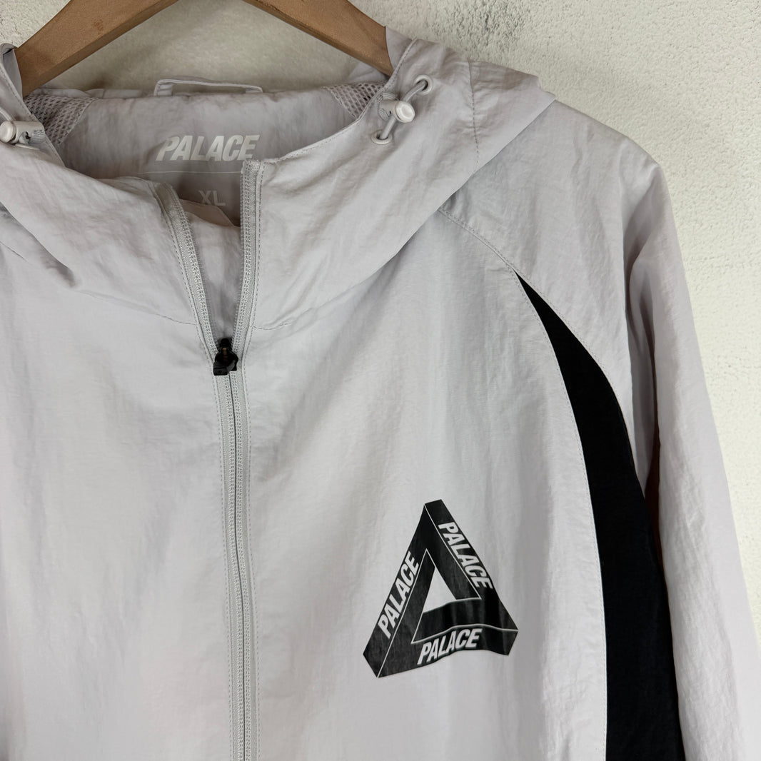 Palace Blk/White Hooded Track Jacket