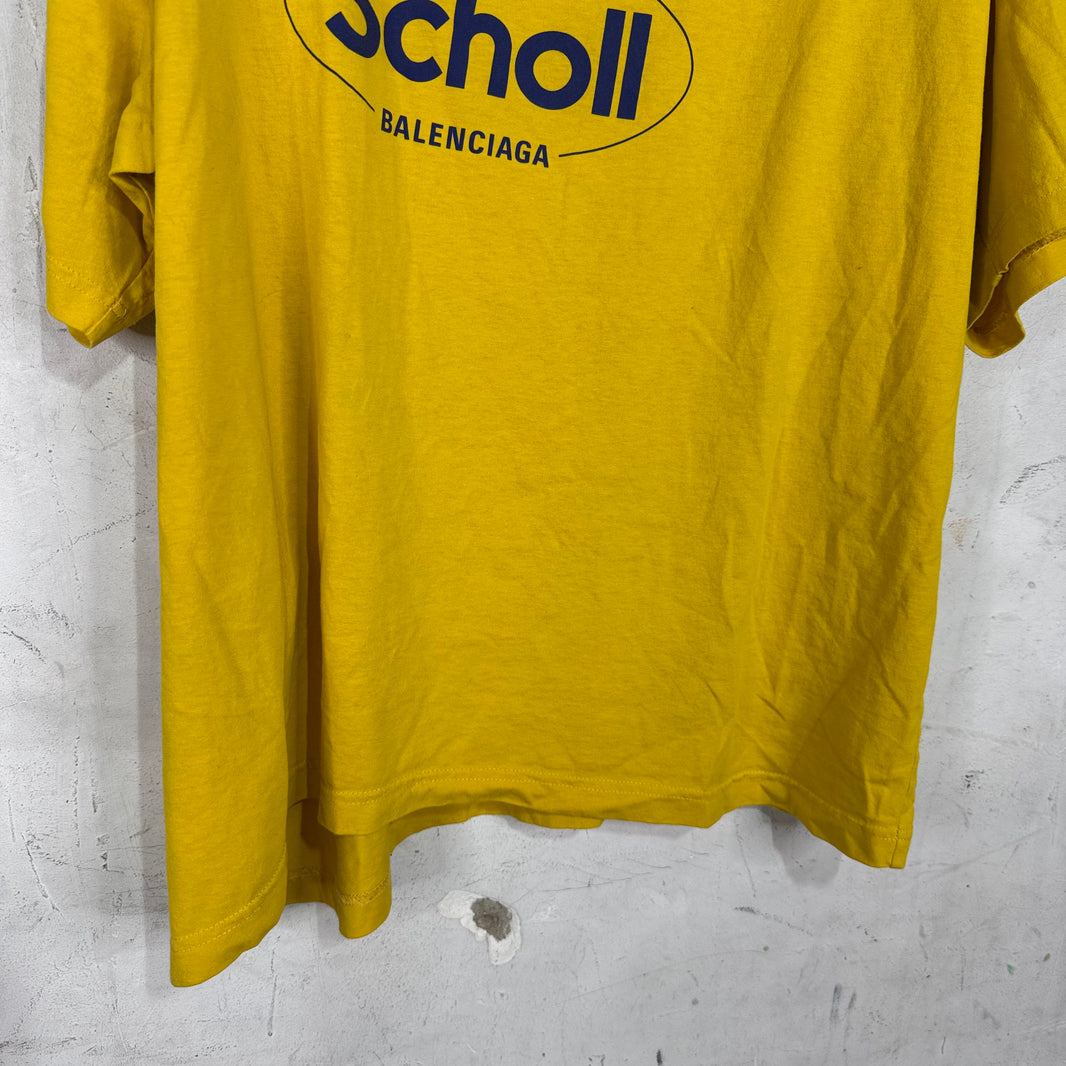 Balenciaga Yellow Scholl T-Shirt