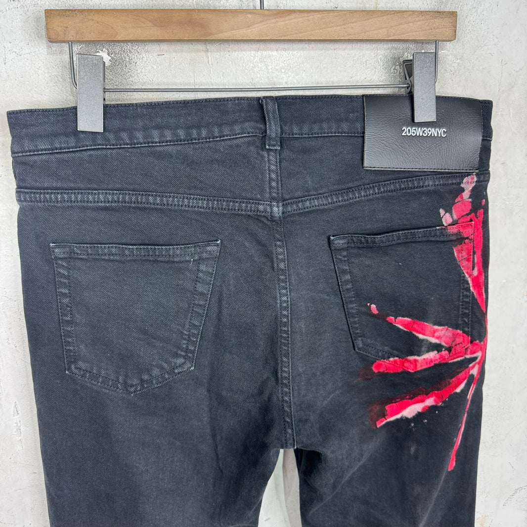 Calvin Klein 205W39NYC Black Tie Dye Jeans