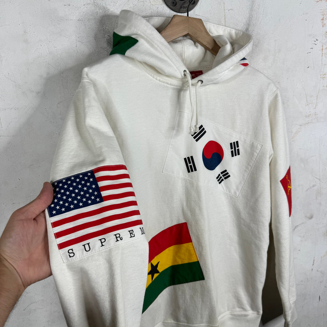 Supreme Flags Patch Hoodie