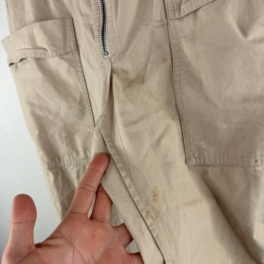 Isabel Marant Beige Zipper Detail Troursers