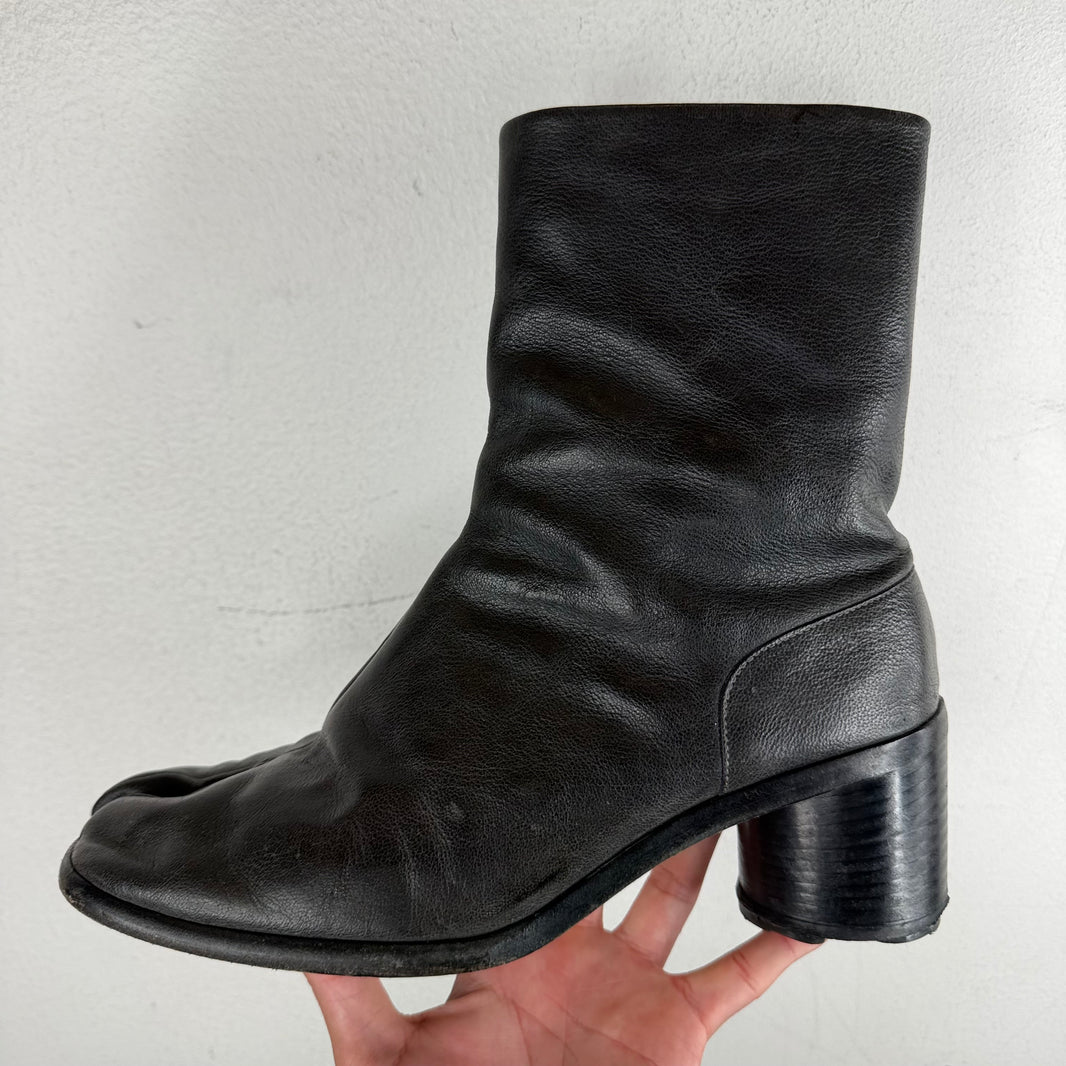 Margiela Leather Tabi Ankle Boots