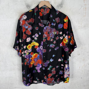 Dior Kaws Silk Floral Shirt