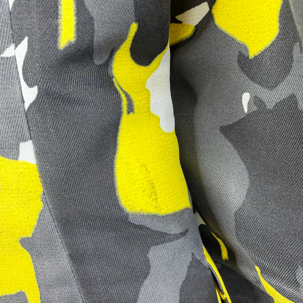 CDG Homme Plus Yellow Camo Car Mold Blazer