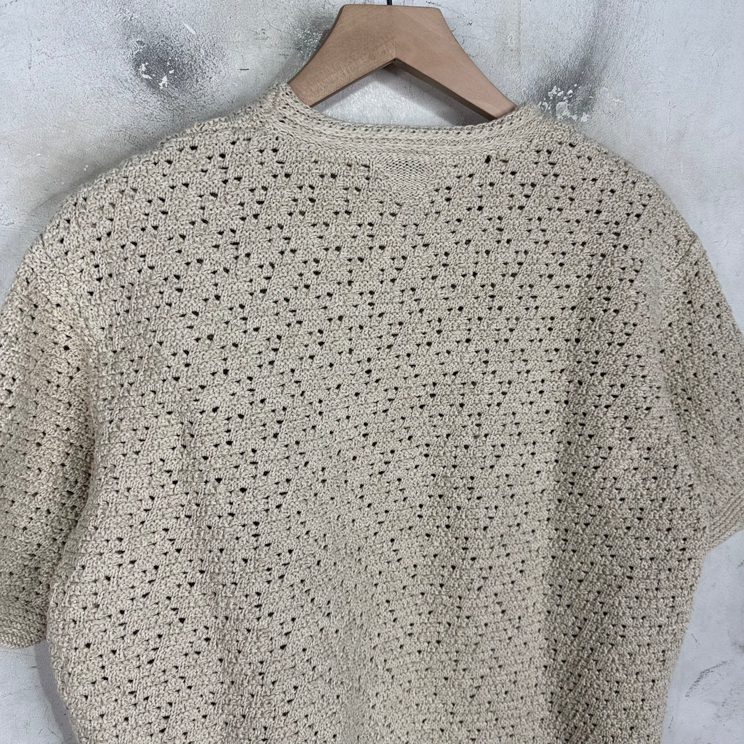 Bottega Veneta Crochet Knit T-Shirt