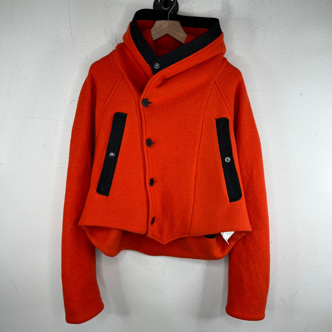 Kiko Kostadinov Orange Fleece Remus Jacket