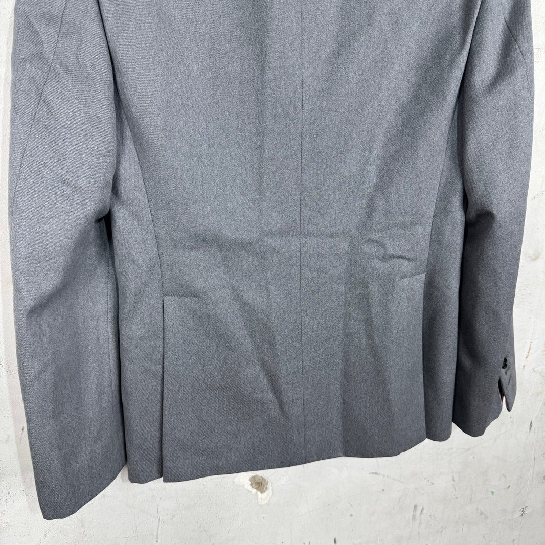 Thom Browne Medium Grey Striped Linear Blazer
