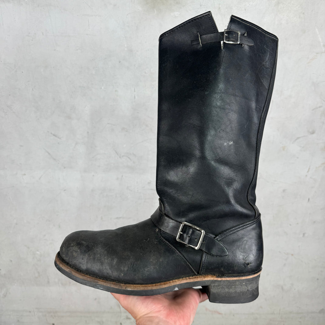 Vintage Leather Engineer Boots