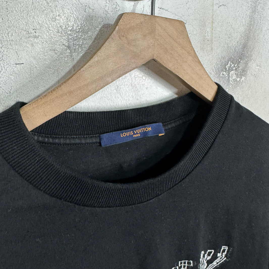 Louis Vuitton Logo Cartoon T-Shirt