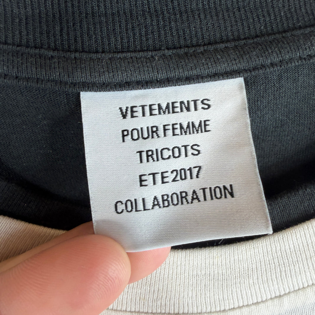 Vetements Double Layer Securite T-Shirt