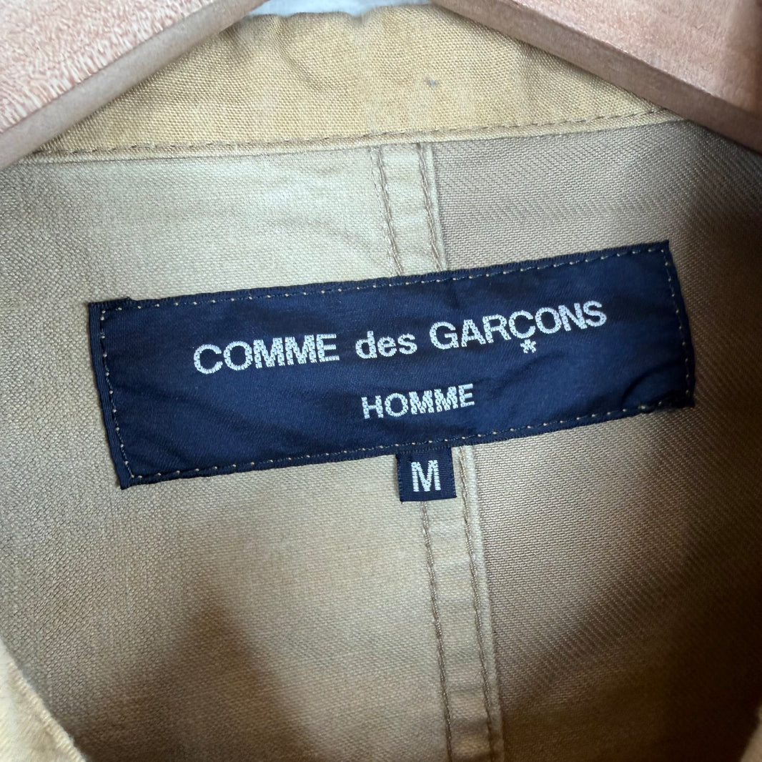 CDG Homme Canvas Patchwork Chore Jacket