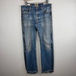 Gallery Dept Straight Leg Side Zipper Denim Jeans