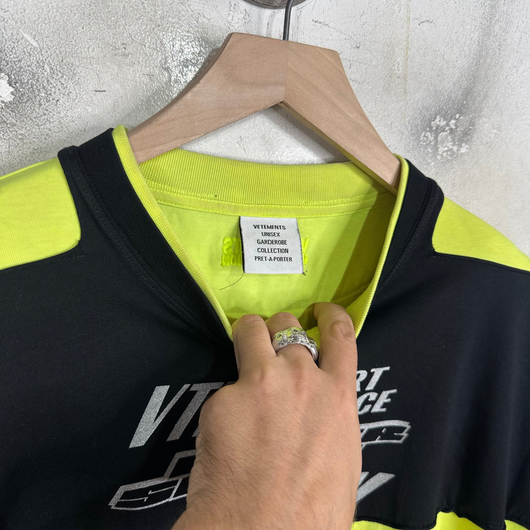 Vetements Neon/Black Rebuilt LS T-Shirt