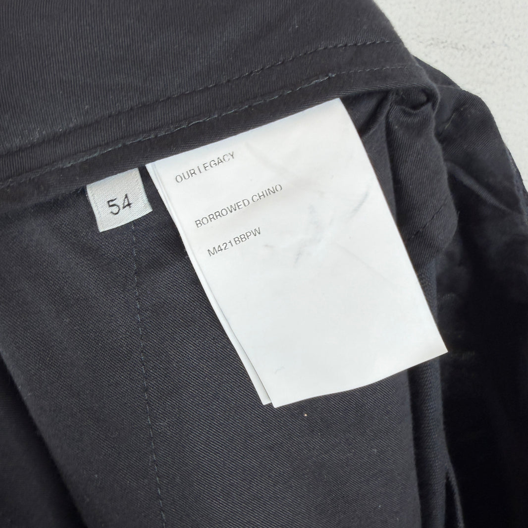 Our Legacy Black Borrowed Chino Trousers