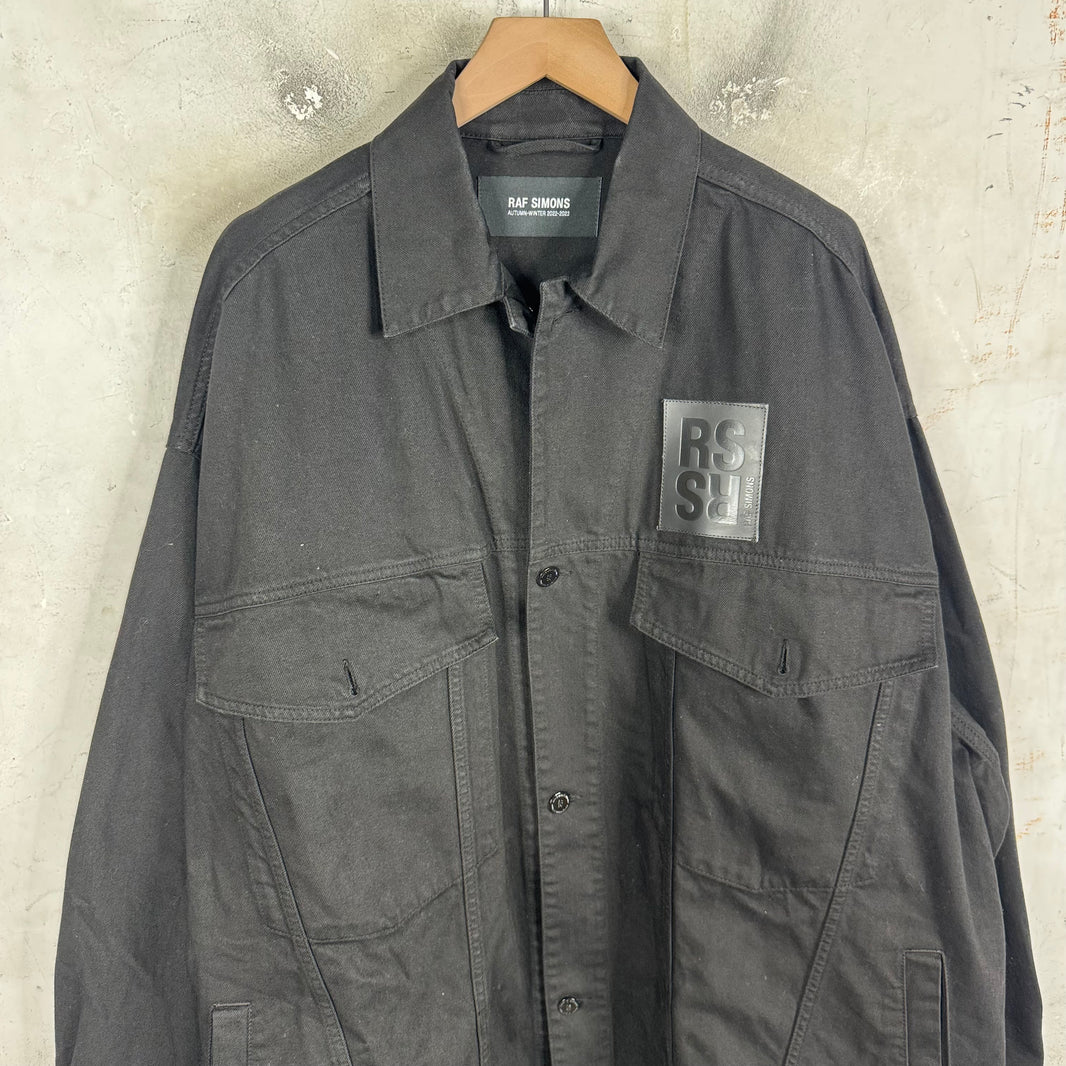 Raf Simons Altered Reality Oversized Trucker Jacket