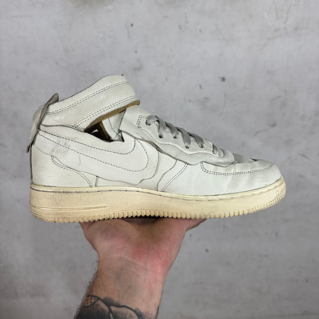 Nike x CDG White Leather AF1's