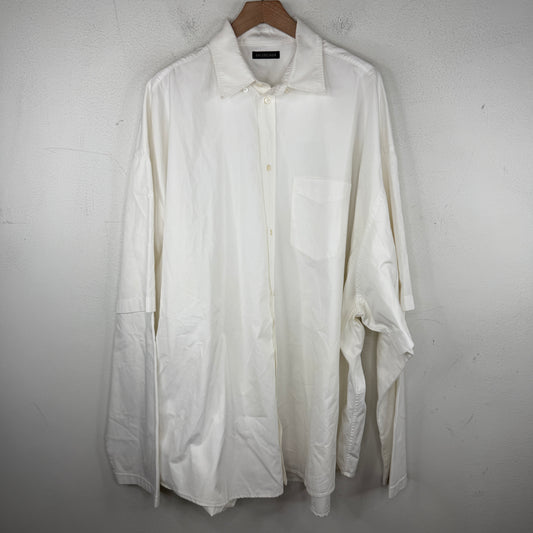 Balenciaga Oversized Layered LS Button Up Shirt