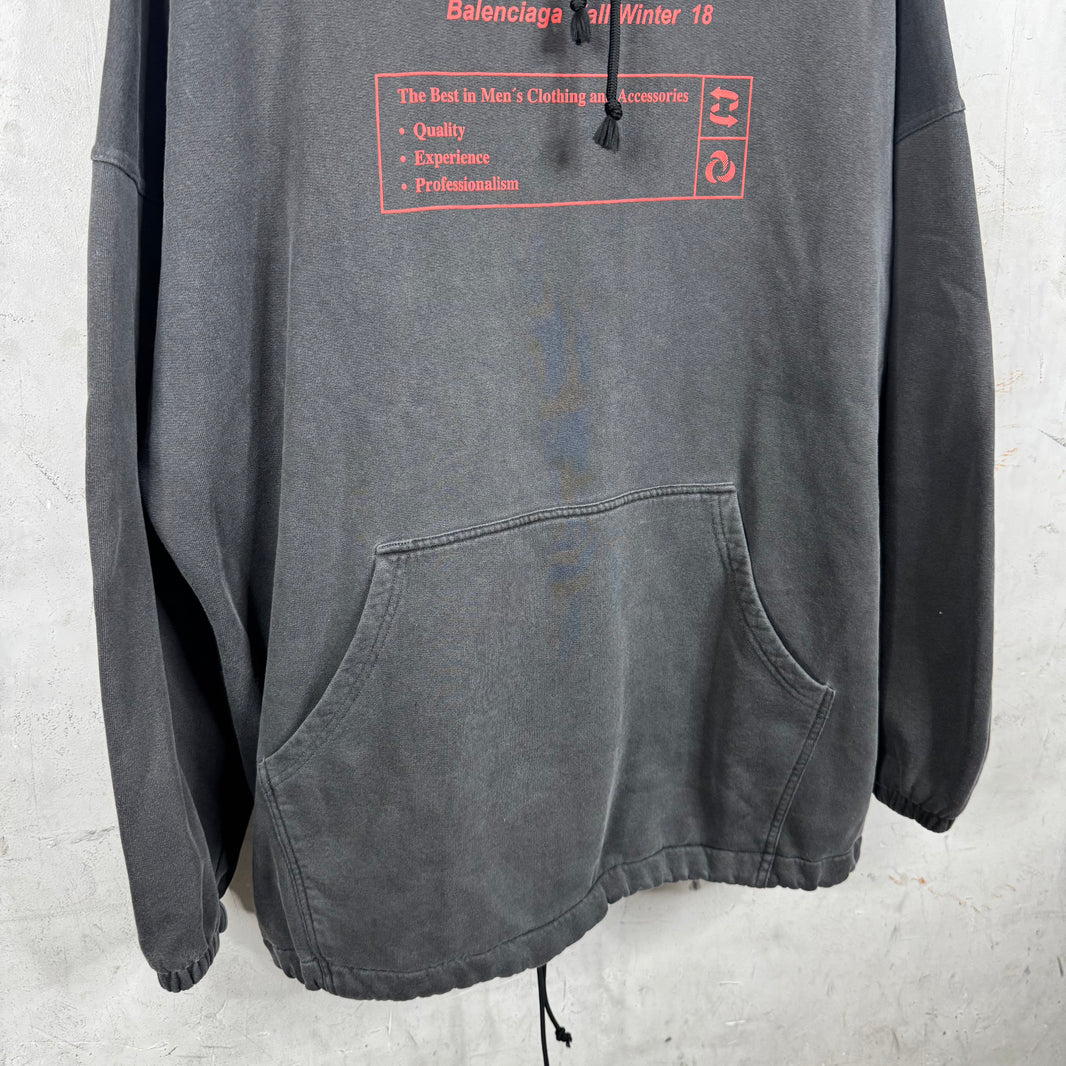 Balenciaga Faded Europa Hoodie