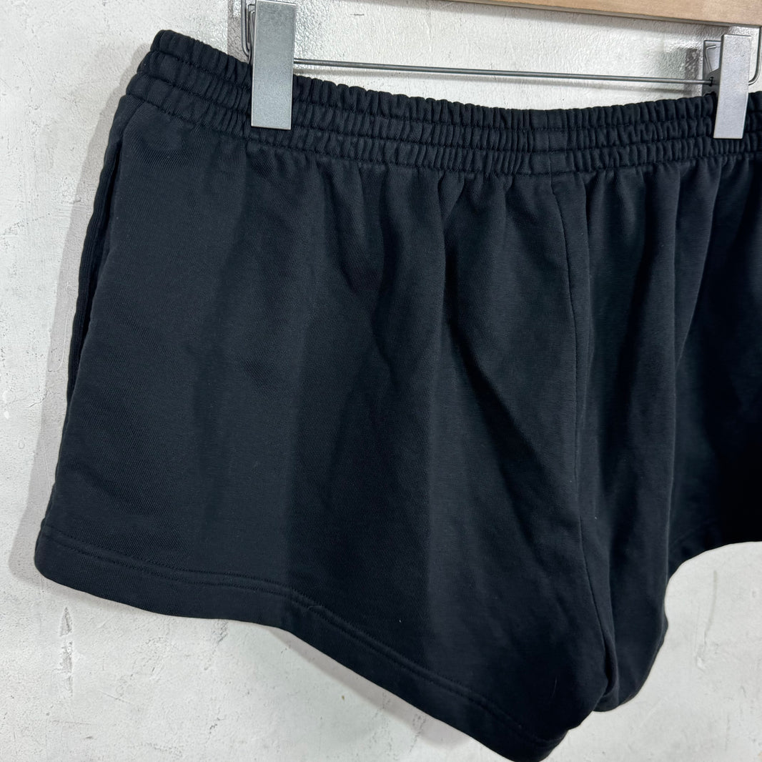 Balenciaga Black Short Sweatshorts
