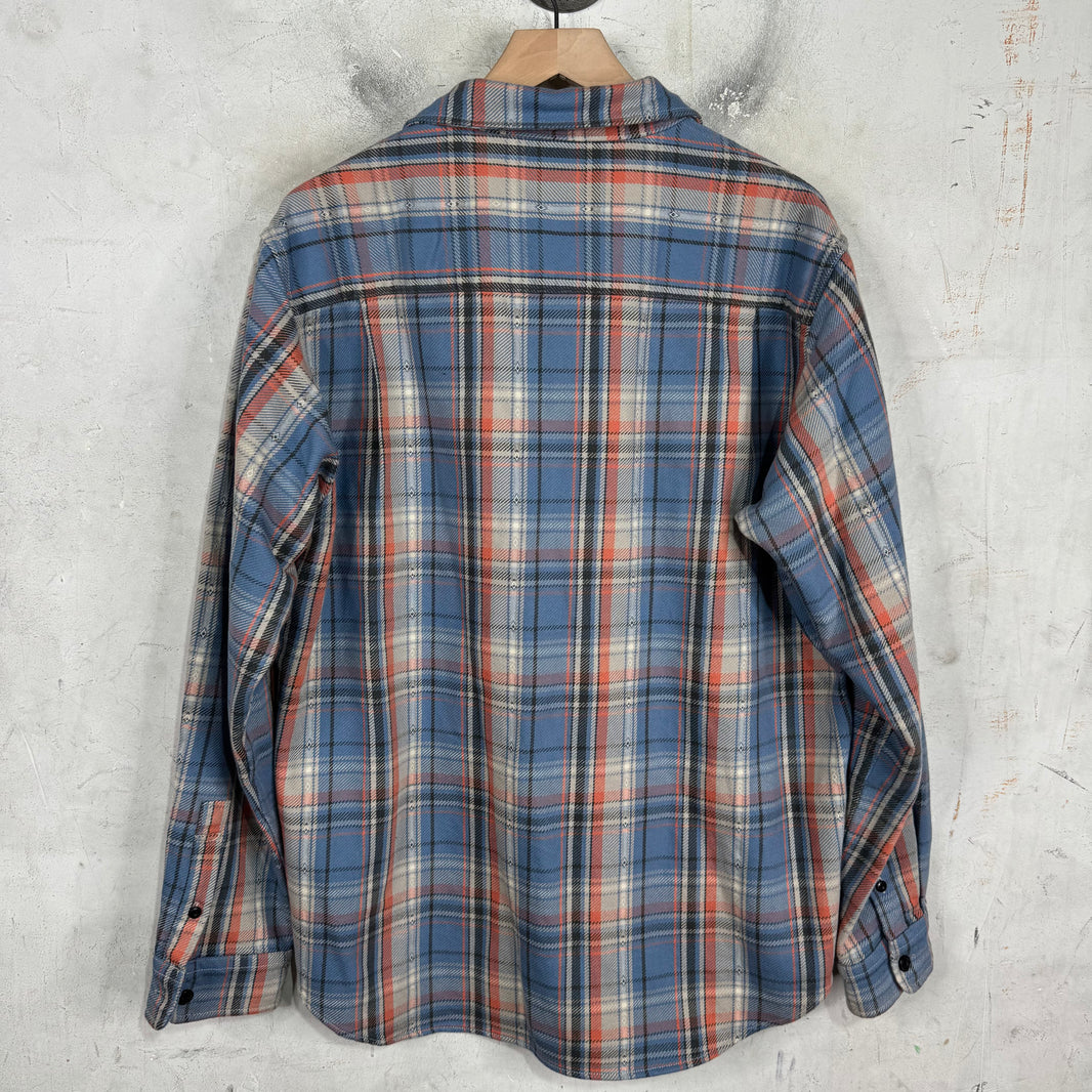 Stussy Blue Cotton Flannel