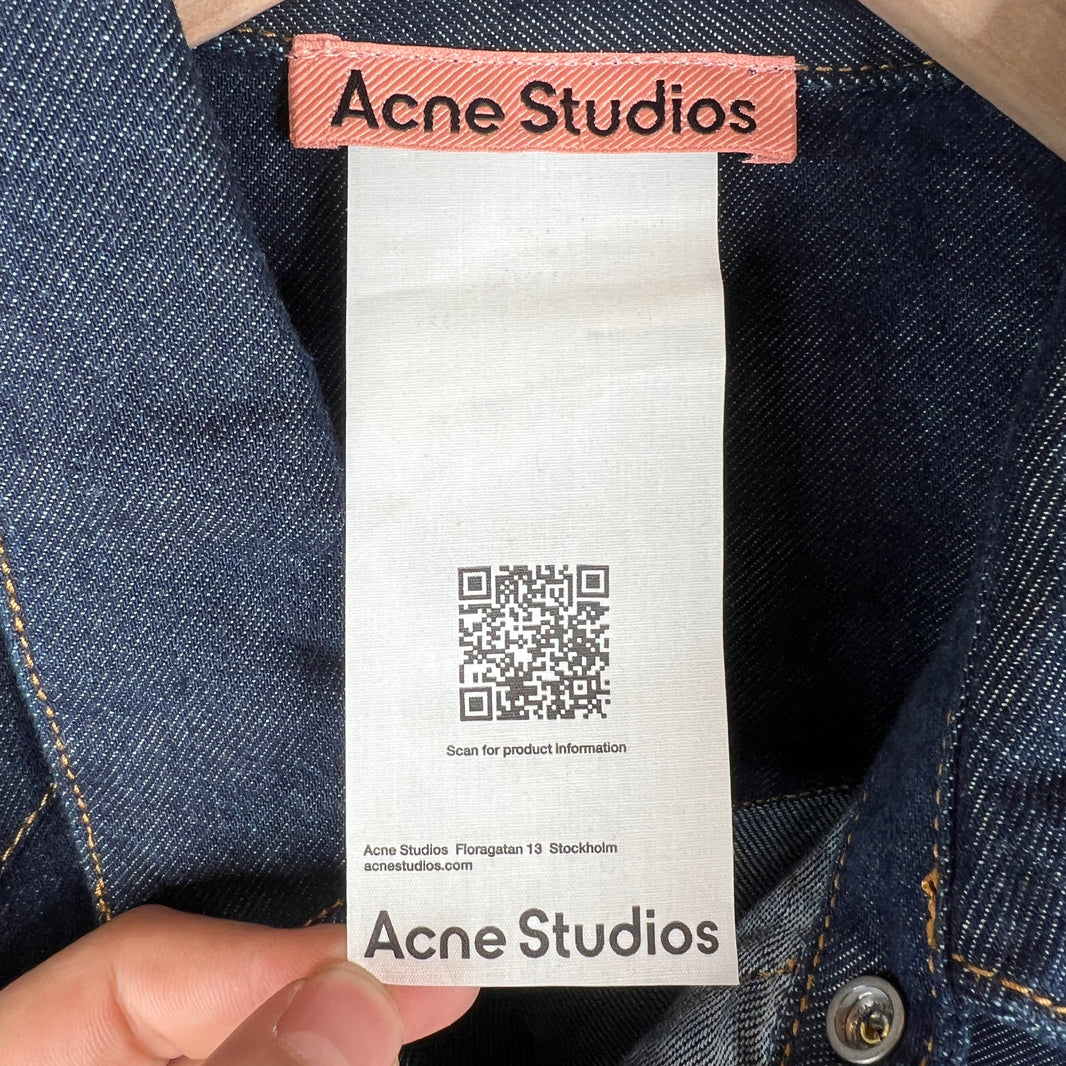 Acne Studios Blue Snap Button Denim Shirt