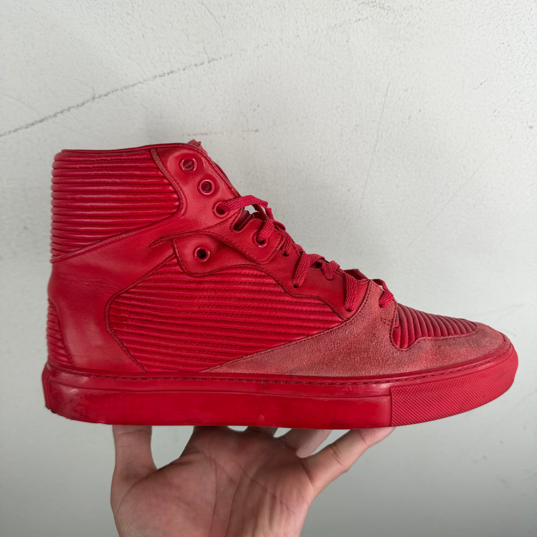 Balenciaga Red Cotes Sneakers