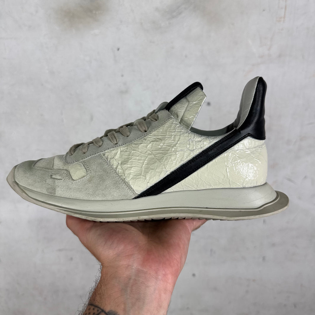 Rick Owens Crinkled Leather Runners