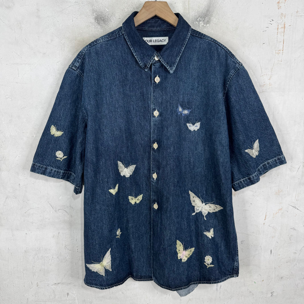Our Legacy Butterfly Denim S/S Shirt