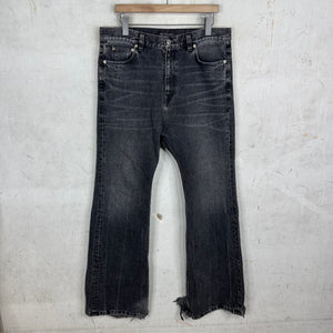 Balenciaga Grey Lost Tape Flare Jeans