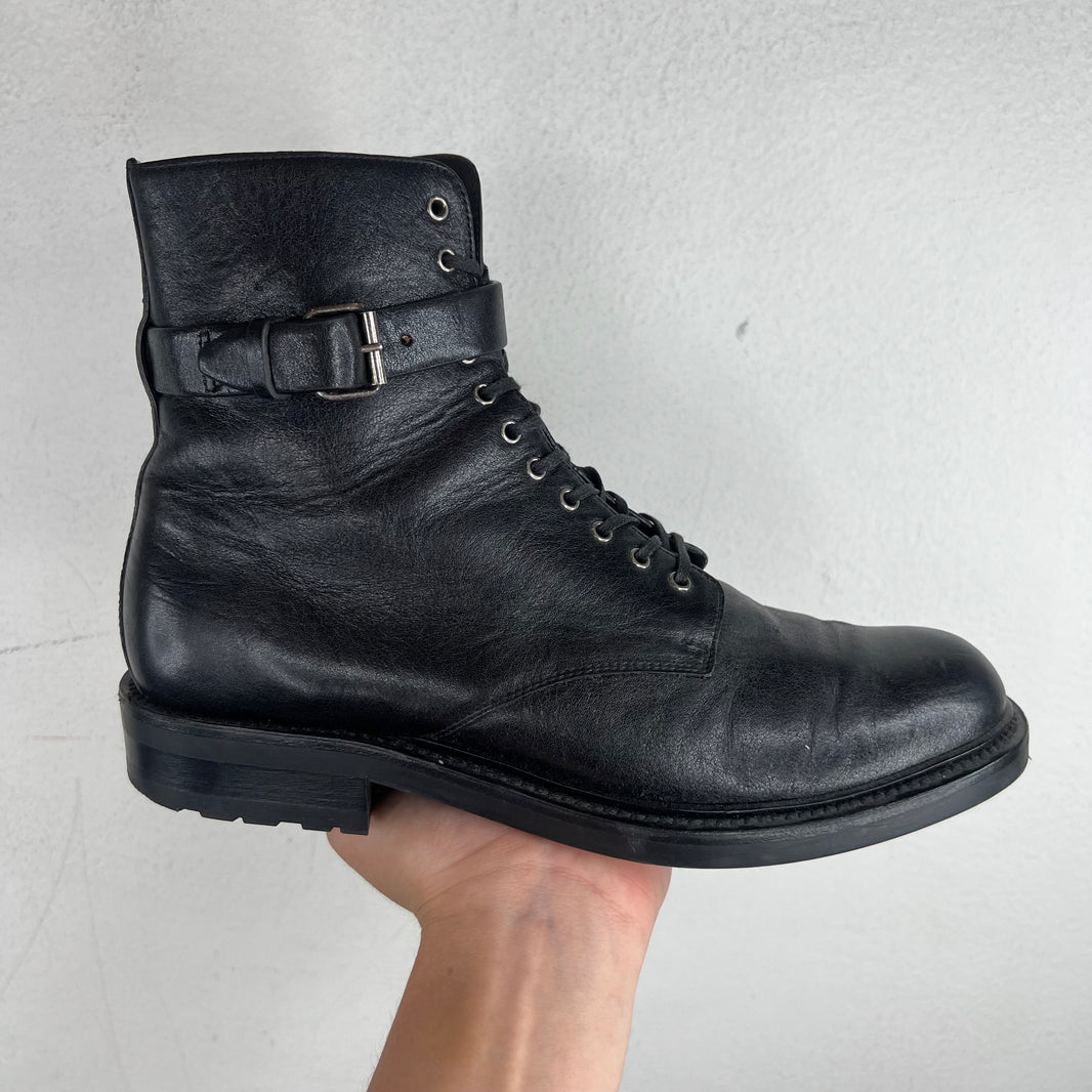 Saint Laurent Strapped Army Boots
