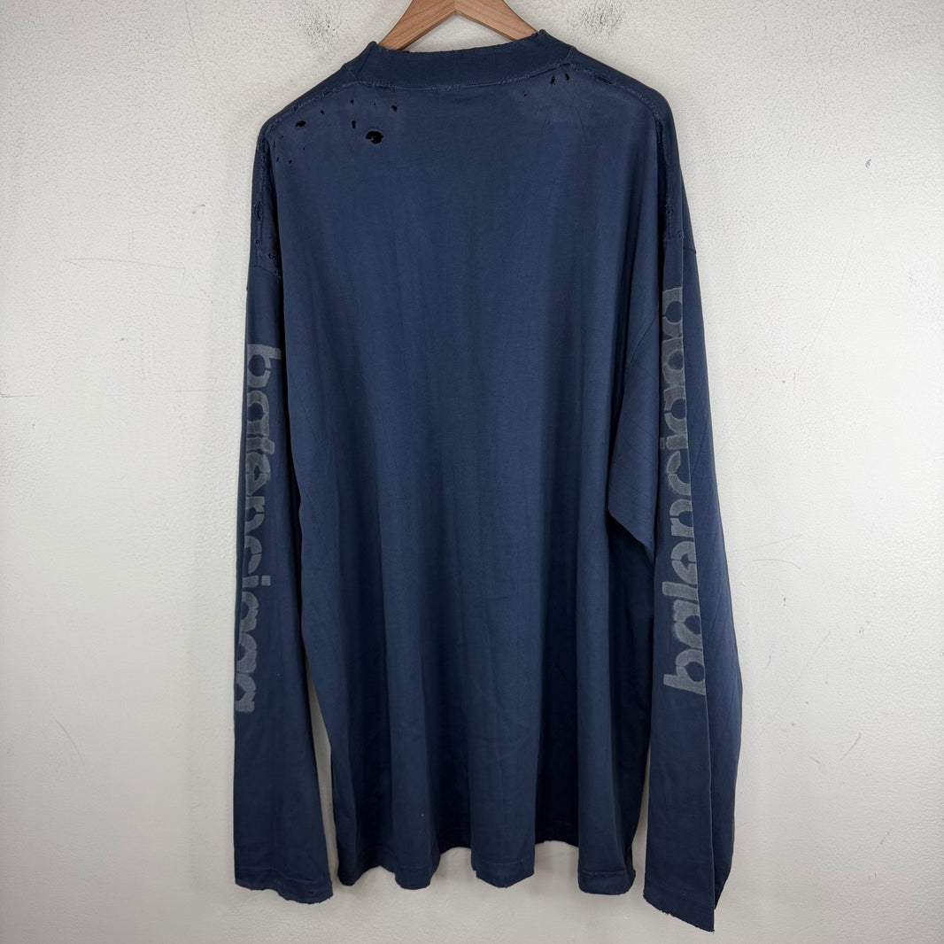 Balenciaga Sample 3B Stencil L/S T-Shirt