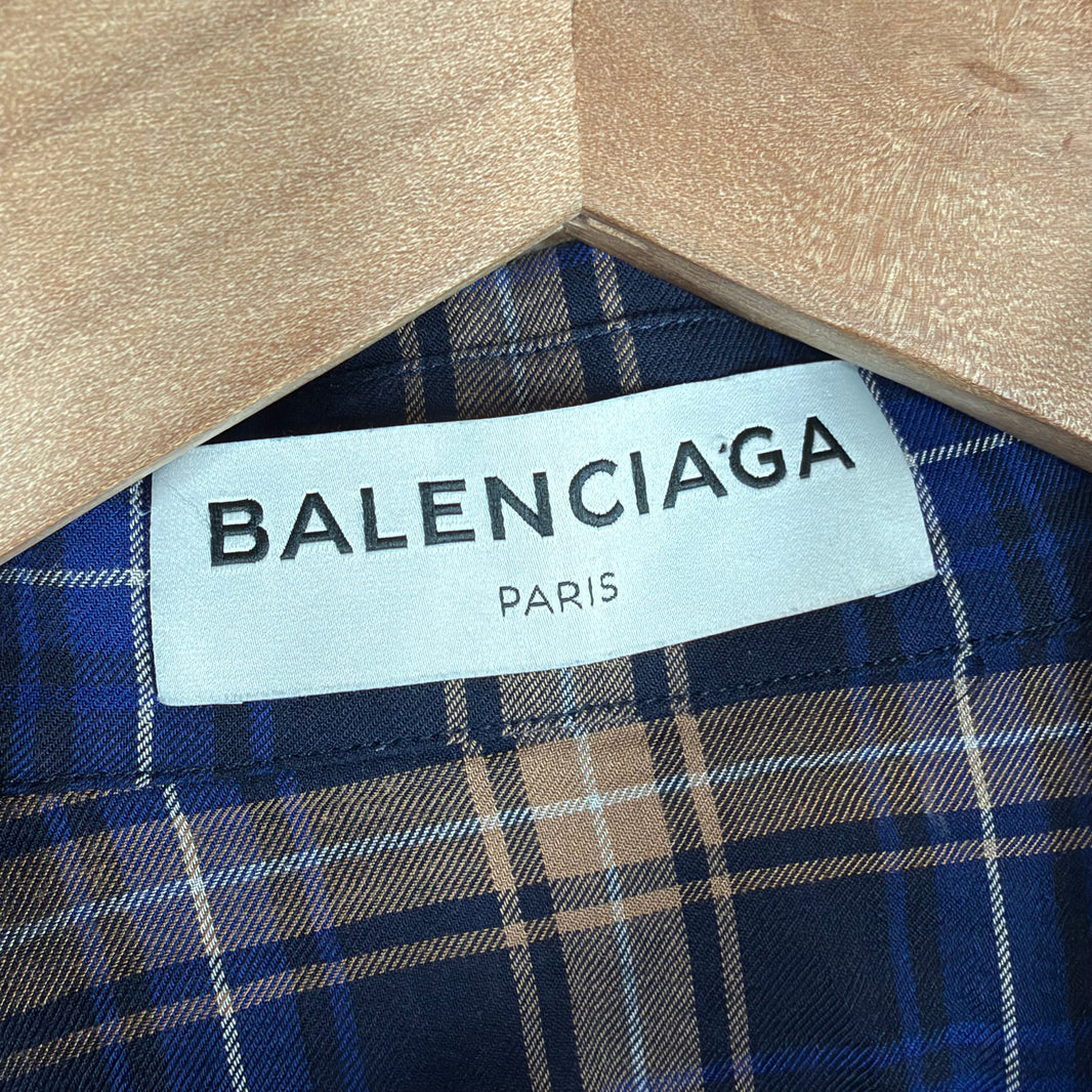Balenciaga Plaid Medallion Shirt