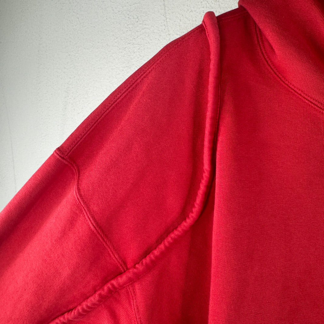Jacquemus Red Wavy Logo Hoodie