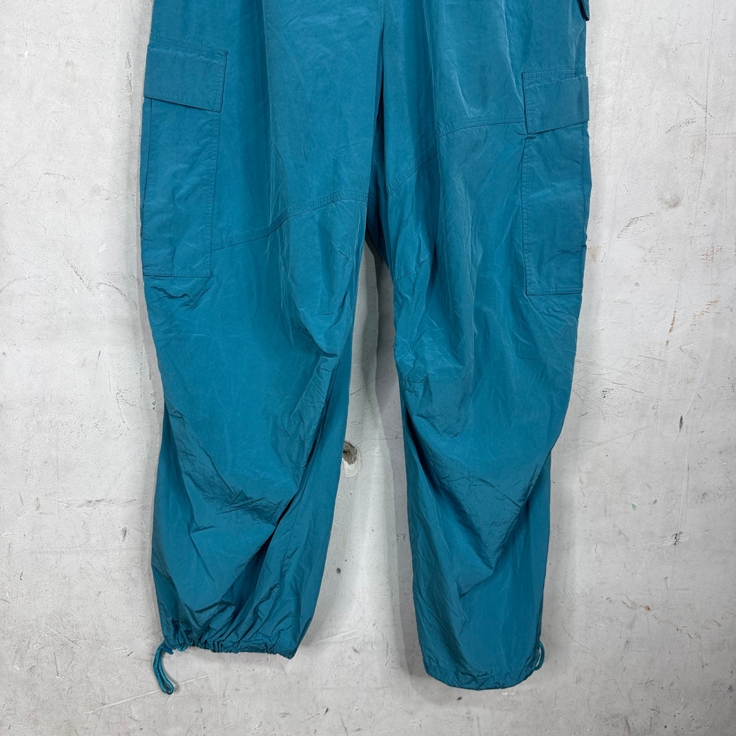 Louis Vuitton Teal Nylon Cargo Pants