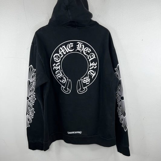 Chrome Hearts Floral Horseshoe Hoodie