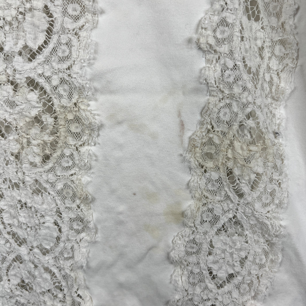Dolce & Gabanna Floral Lace Hybrid T-Shirt