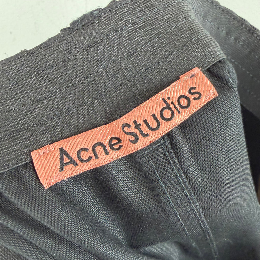 Acne Studios Black Elastic Shorts