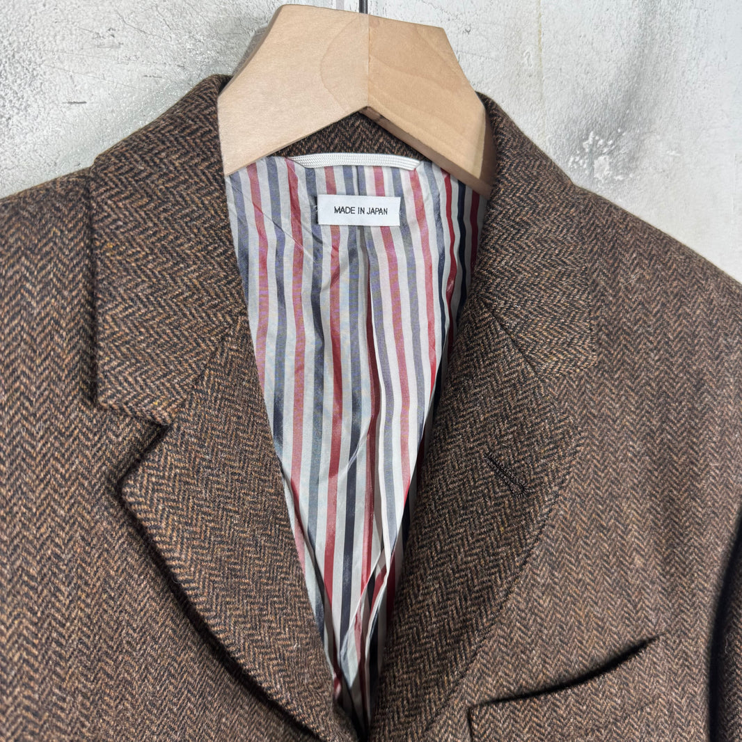 Thom Browne Dark Brown Wool Blazer