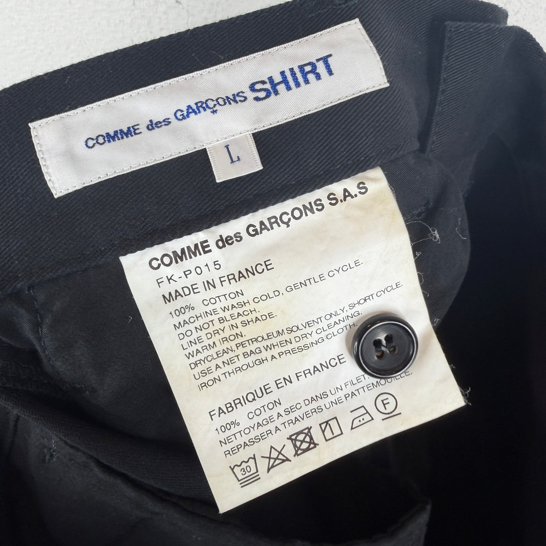 CDG Shirt Baggy Pleated Trouser Shorts