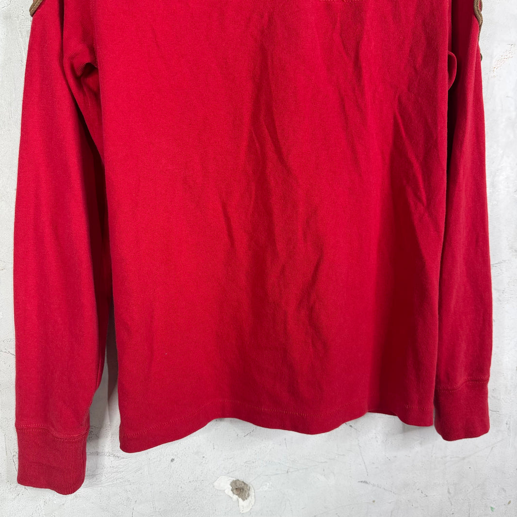 Ralph Lauren Rugby Laced Shoulder Patch L/S Polo