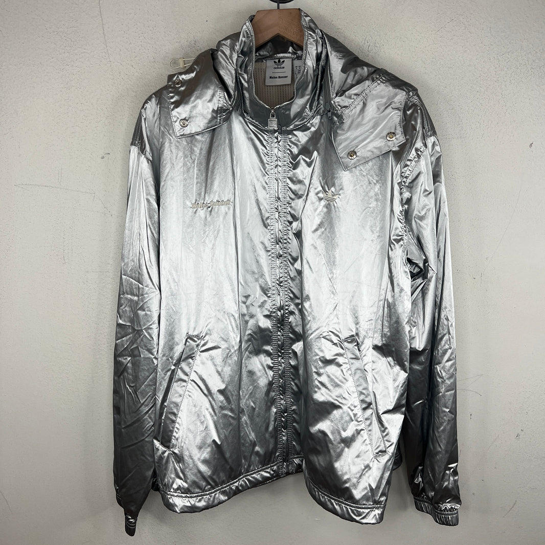 Wales Bonner Adidas Silver Zip Up Jacket
