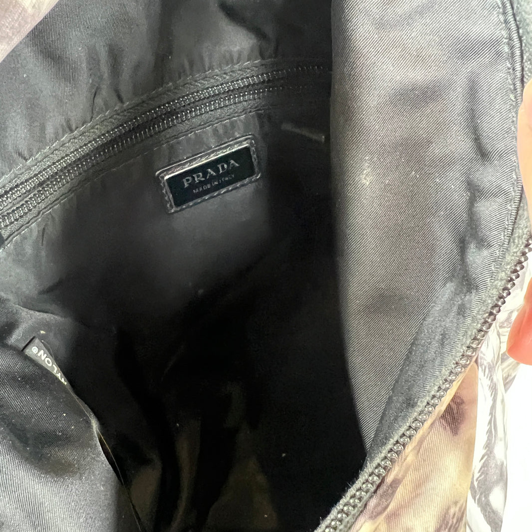 Prada Re Nylon Printed Sling Bag