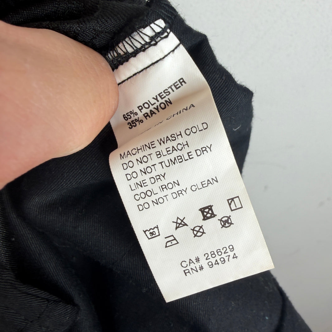 Stussy Black Snake Pattern Pants